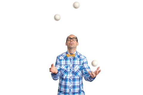 AR Professor Wow Juggling